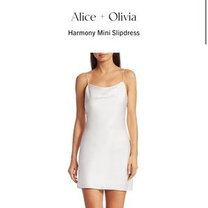 Alice and Olivia Harmony mini slip dress